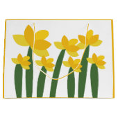 Gele Narcis Bloem Groot Cadeauzakje (Voorkant)