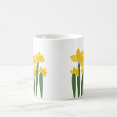 Gele narcis bloem koffiemok (Center)
