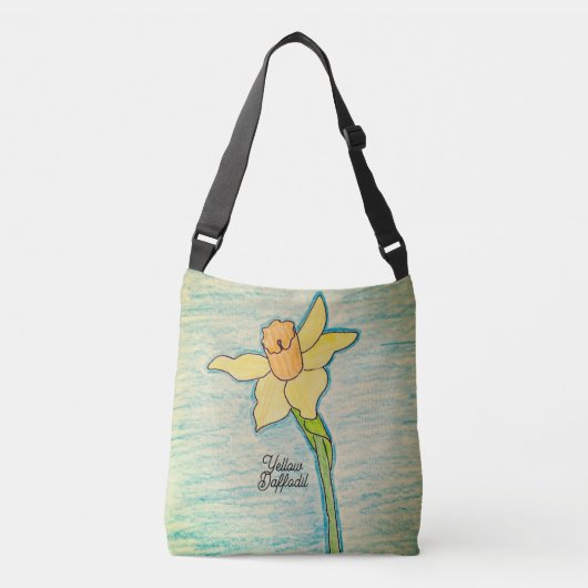 Gele Narcis Crossbody Tas (Voorkant)