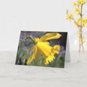 Gele narcis kaart (Gele Bloem)