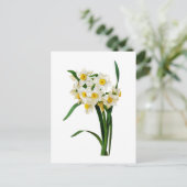 Gele narcis of Narcissen door Pierre Joseph Briefkaart (Staand voorkant)