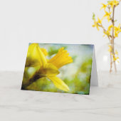 Gele narcis • Wenskaart Kaart (Gele Bloem)