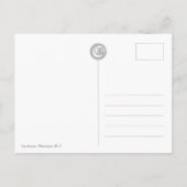 Gele narcisbloem CC0735 Paasgroeten Feestdagenkaart (Achterkant)