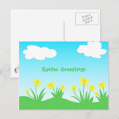 Gele narcissen - Briefkaart (Voorkant / Achterkant)