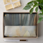 Gele narcissen in Waterverf Decoupage Tissuepapier (Geschenk)