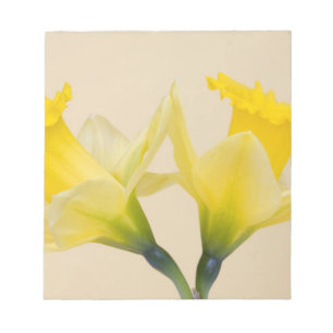 Gele narcissen notitieblok