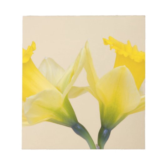 Gele narcissen notitieblok (Voorkant)
