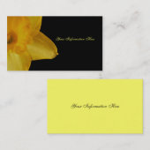 Gele Narcissen Visitekaartjes (Voorkant / Achterkant)