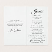 Gele narcissen voorjaarsbegrafenis Gebed Visitekaartje (Binnenkant ongevouwen)