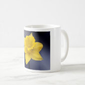 Gele Narcissus Bloemen waterverf Koffiemok (Voorkant rechts)