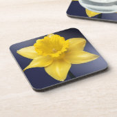 Gele Narcissus Bloemen waterverf Onderzetter (Linkerzijde)