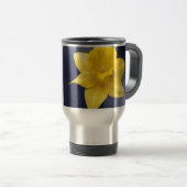 Gele Narcissus Bloemen waterverf Reisbeker (Voorkant rechts)