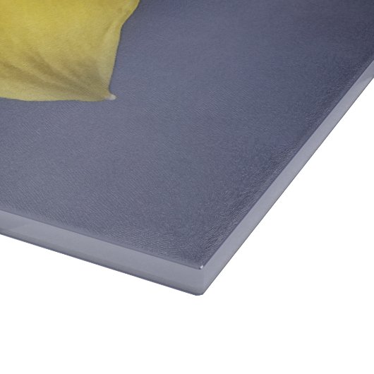 Gele Narcissus Bloemen waterverf Snijplank (Hoek)