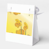 Gele Narcissus Daffodil Fab Bloemen Bloemen Bedankdoosjes (Achterkant)