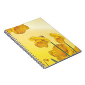 Gele Narcissus Daffodil Retro  Notitieboek (Rechterzijde)
