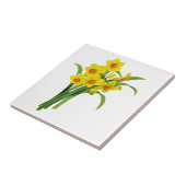 Gele Narcissus van Pierre Joseph Redoute Tegeltje (Zijkant)