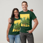 GELE NATUUR BOS MAAN T-SHIRT (Unisex)