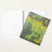 Gele natuurbloem Oorspronkelijke olie Schilderen Planner (Display)