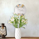 Gele Navy Blue Floral Glitter 40th Birthday Name Ballon<br><div class="desc">mosterdgeel en marineblauwe waterverf bloemen met gouden glitter op tan 40e verjaardagsfeest aangepaste ballon. Gepersonaliseerd met de naam van de eregast,  haar leeftijd en haar feestdatum. Neem contact met mij op voor hulp bij maatwerk of voor het aanvragen van matching of het coördineren van Zazzle producten.</div>