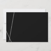 Gele neon Dank u Logo Media Invoegen Kaart (Achterkant)