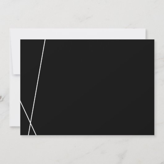 Gele neon Dank u Logo Media Invoegen Kaart (Achterkant)