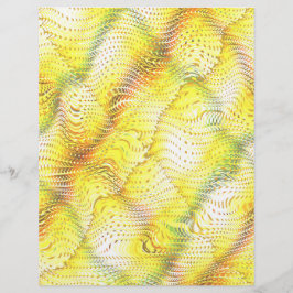 Gele nepslangenhuid scrapbookpapier 2-zijdige pagi
