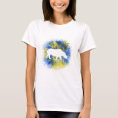 Gele neushoorn t-shirt (Voorkant)