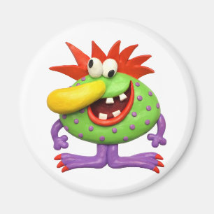 Gele Nose Monster Magneet