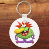 Gele Nose Monster Sleutelhanger (Voorkant)
