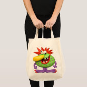 Gele Nose Monster Tote Bag (Voorkant (product))