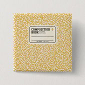 Gele Notitieboek Button (Voorkant)