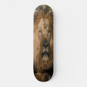 GELE OGEN leeuw Persoonlijk Skateboard