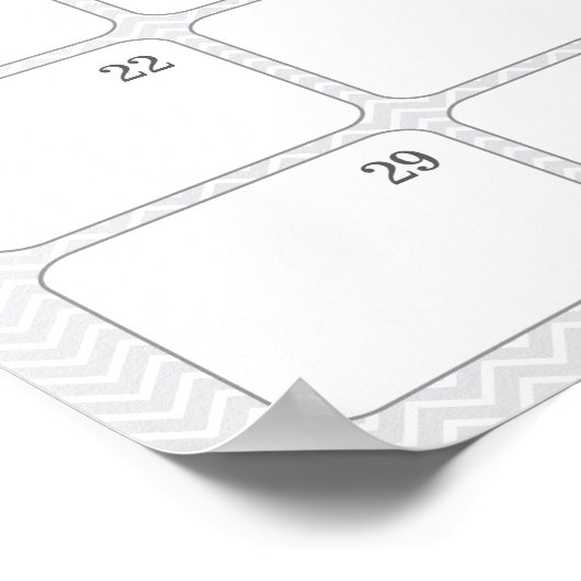 Gele Olifant Baby Verjaardags Voorspellingskalende Poster (Hoek)