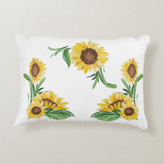 Gele olifant meisje Aangepaste naam Kussen (Achterkant)