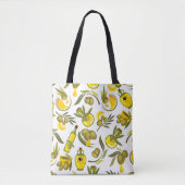 Gele olijfolie  tote bag (Voorkant)