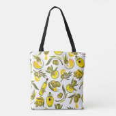 Gele olijfolie  tote bag (Achterkant)
