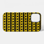 Gele Omheining iPhone Hoesje (Achterkant horizontaal)