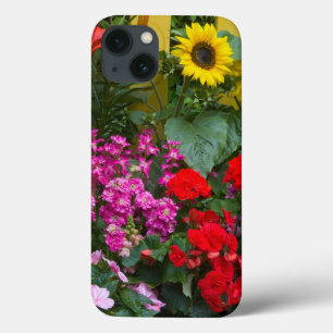 Gele omheining met bloementuin Case-Mate iPhone case