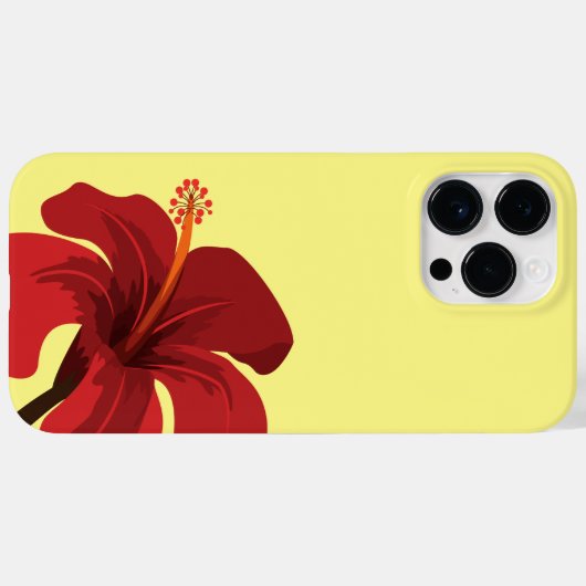 Gele omhulling Case-Mate iPhone case (Achterkant (horizontaal))