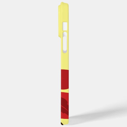 Gele omhulling Case-Mate iPhone case (Achterkant / Links)