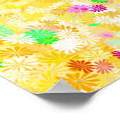 Gele ondergrond poster (Hoek)