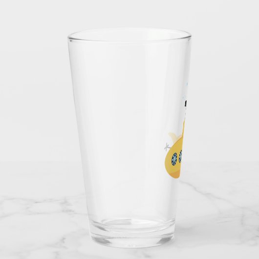 Gele onderzeeboot glas (Rechts)