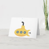 Gele onderzeeboot kaart (Voorkant)