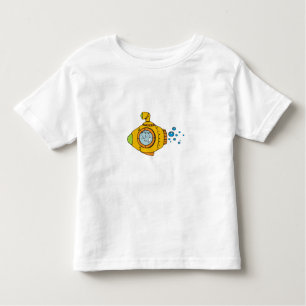 Gele onderzeeboot kinder shirts