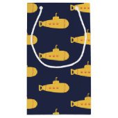 Gele onderzeeboot klein cadeauzakje (Achterkant)