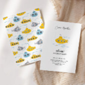 Gele onderzeeërs Birthday Uitnodiging