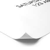 Gele onderzeeërs Birthday WelkomstPoster Poster (Hoek)