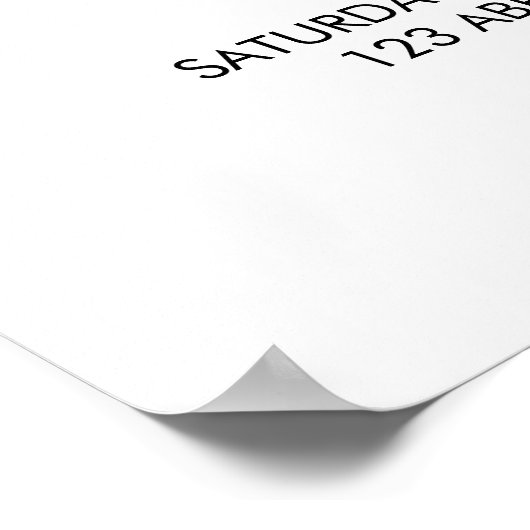 Gele onderzeeërs Birthday WelkomstPoster Poster (Hoek)