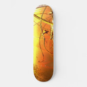 Gele ontwerpskateboard persoonlijk skateboard (Voorkant)