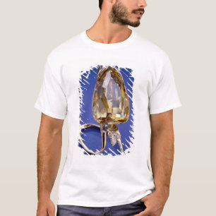 Gele 'onvergelijkbare' diamant in een goudomgeving t-shirt